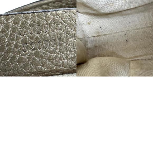 Gucci Soho Leather Shoulder Bag in Gold for Women, 308982 z7373 - Picture 5 of 5